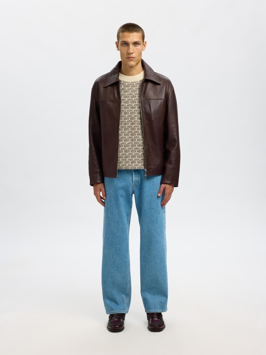 Slmnoah Leather Blouson