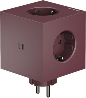 Square 2 - USB-C F Bauhaus EU - Mulberry Red