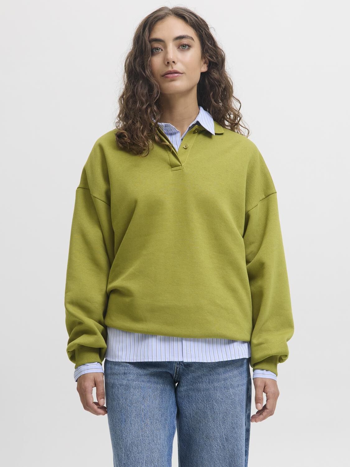 JXPALOMA LOOSE LS POLO SWT LN