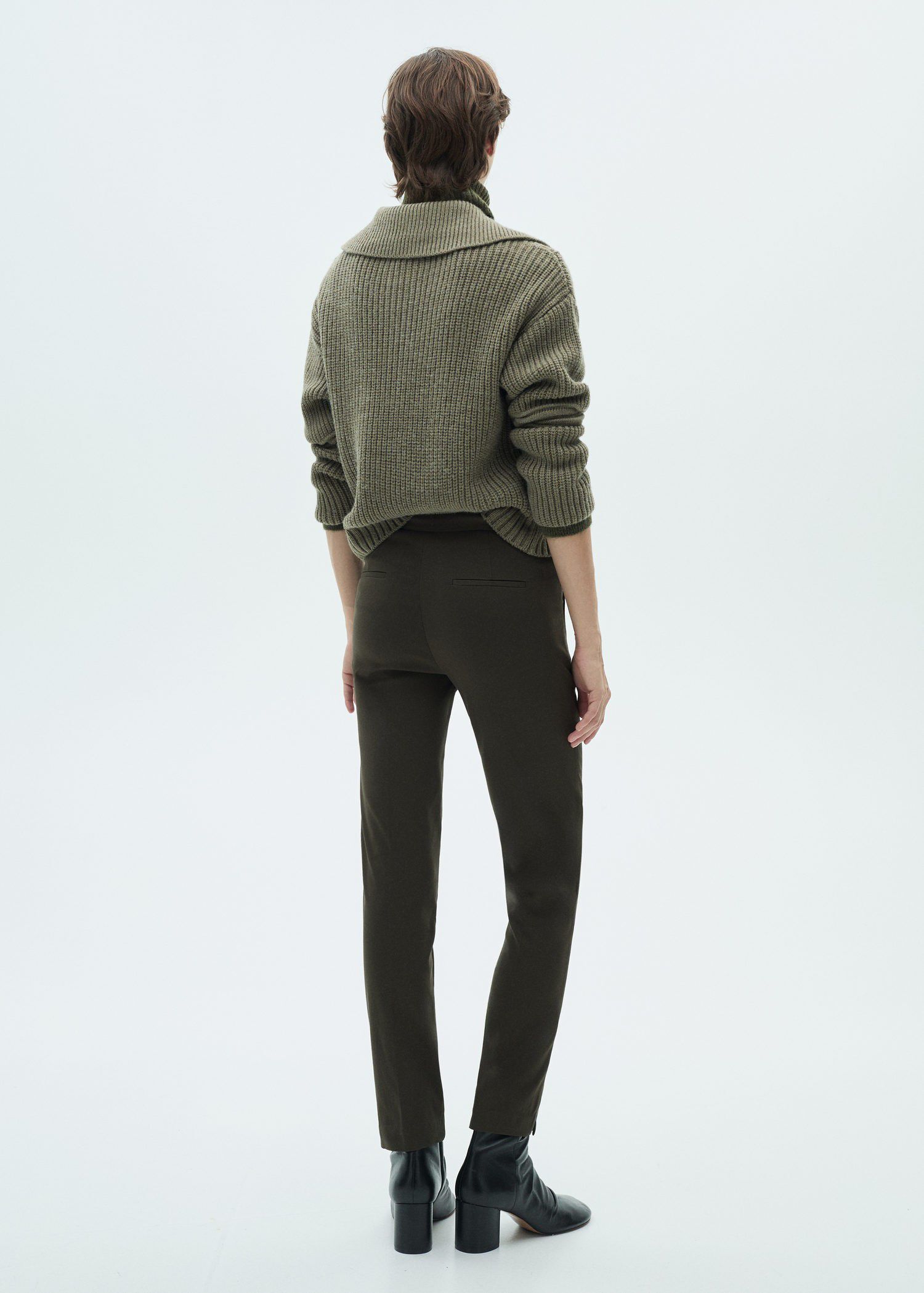 Crop skinny trousers