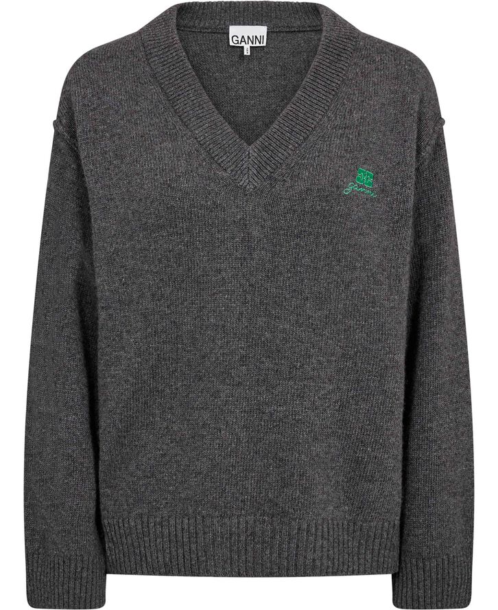 CORE FUTURE WOOL MIX V NECK