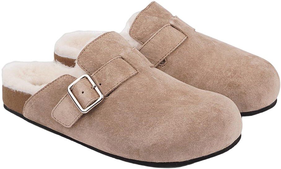 NESSO - SKIN MULES WITH ADJUSTABLE BUCKET