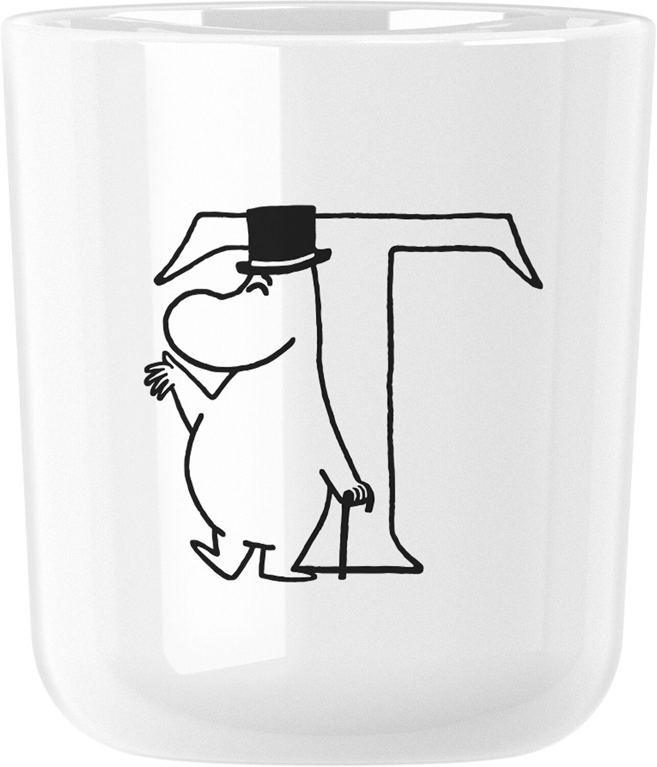 Moomin ABC mugg - C 0.2 l. Moomin white