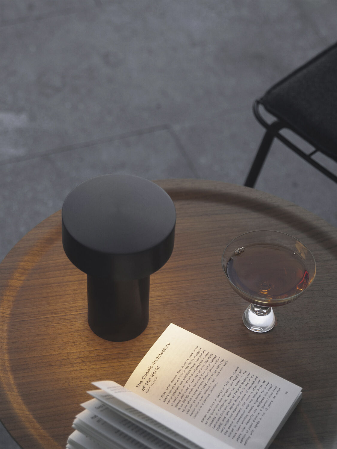 Column Portable Table Lamp