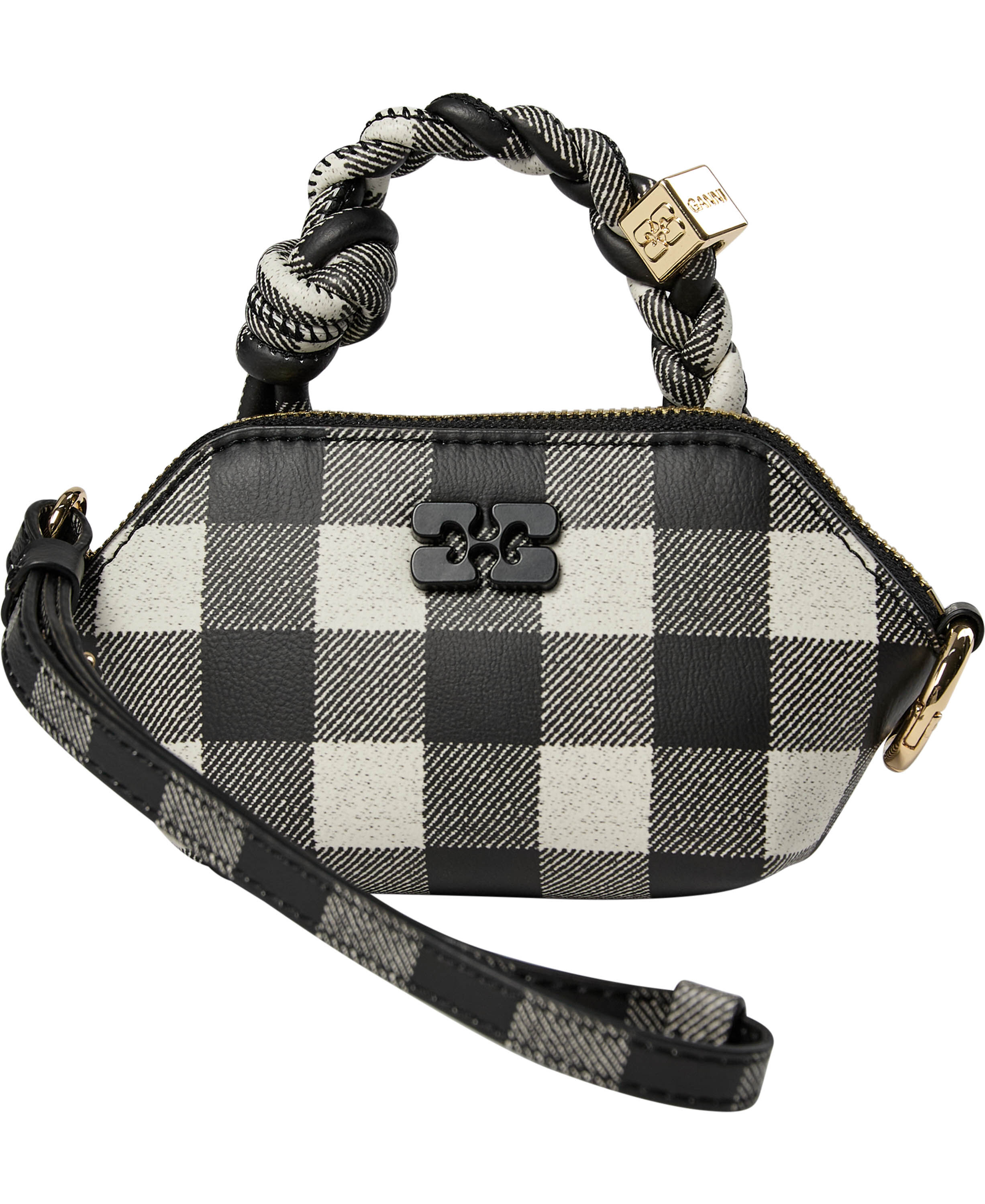 Ganni Bou Bag Nano Metallic