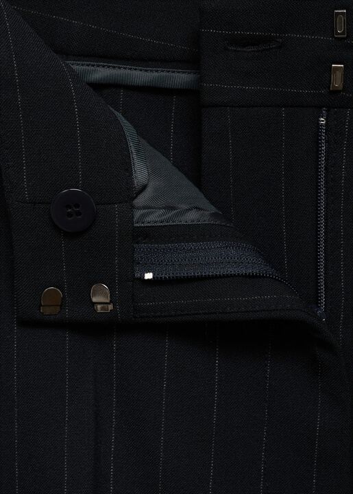 Straight-fit suit trousers