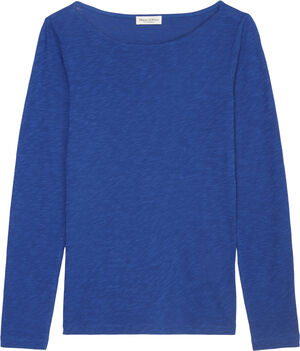 T-shirt, long sleeve, boat neck