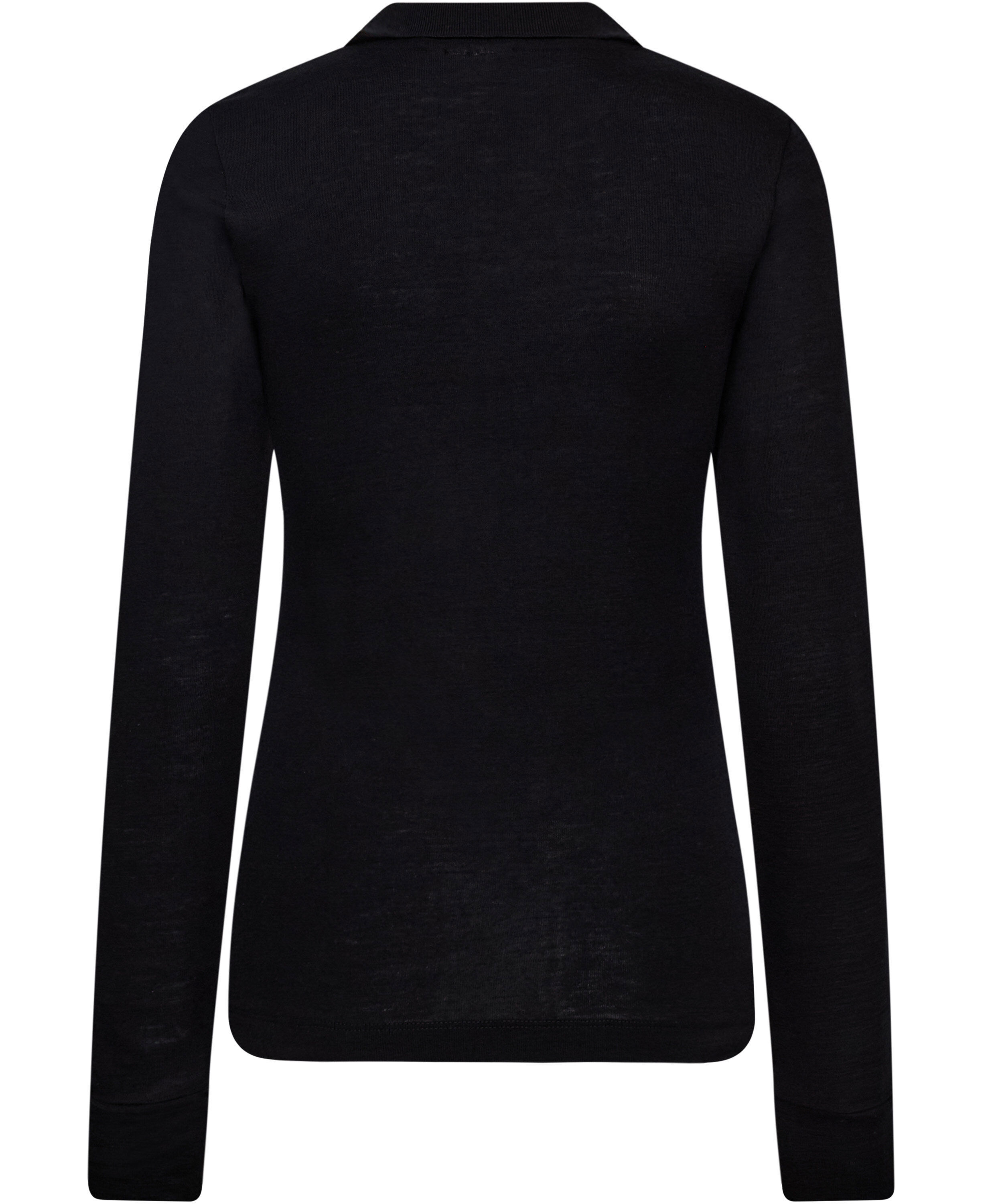 Cilla 12 Lang&aelig;rmede polo strik - 100% Merino uld RWS