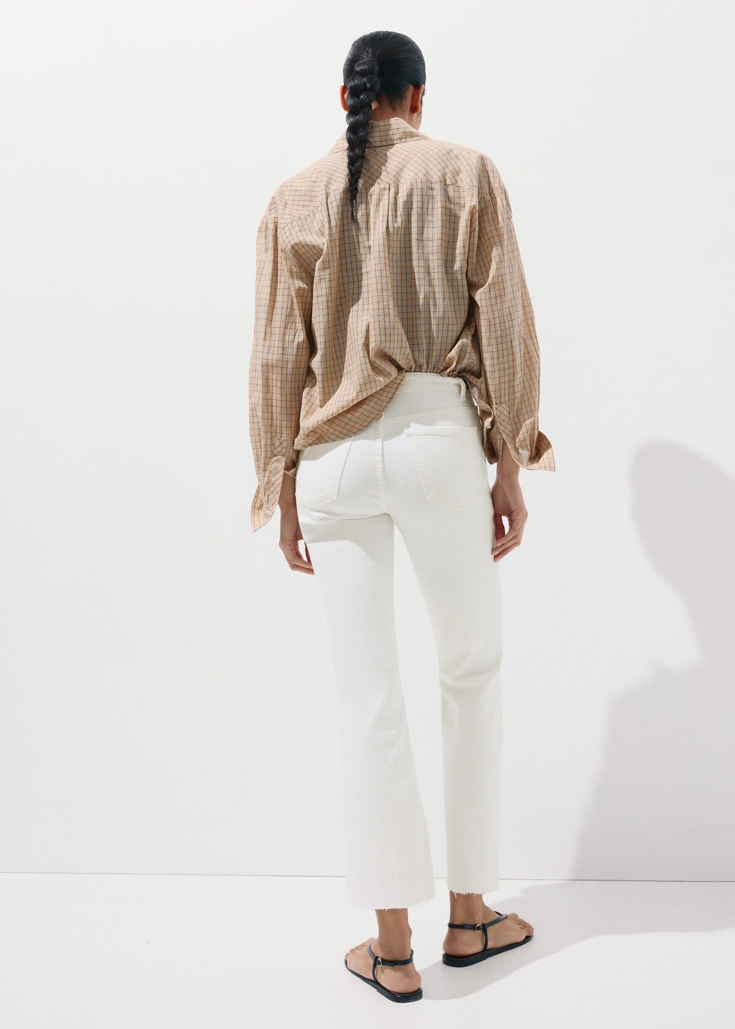 Sienna flared cropped jeans