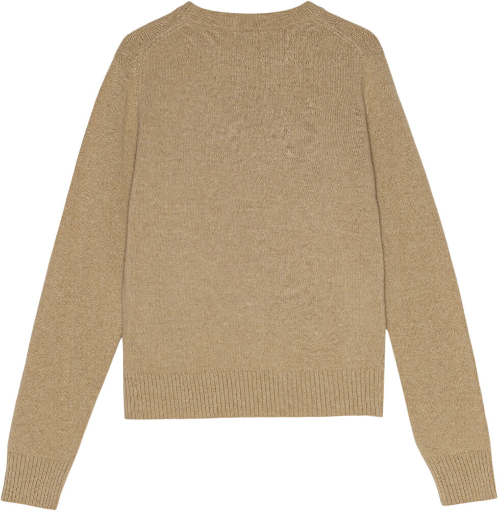 Graphic Wool Mix Cherry Crewneck