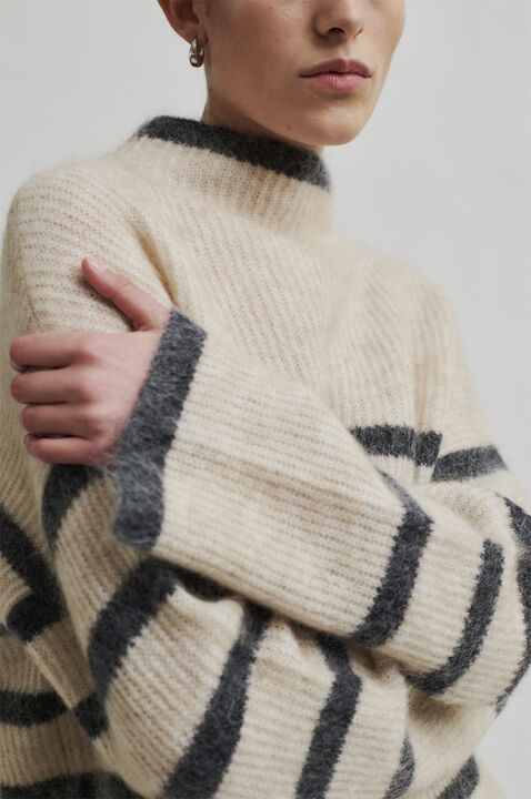 Ovalis Mohair Blend Knit T-Neck