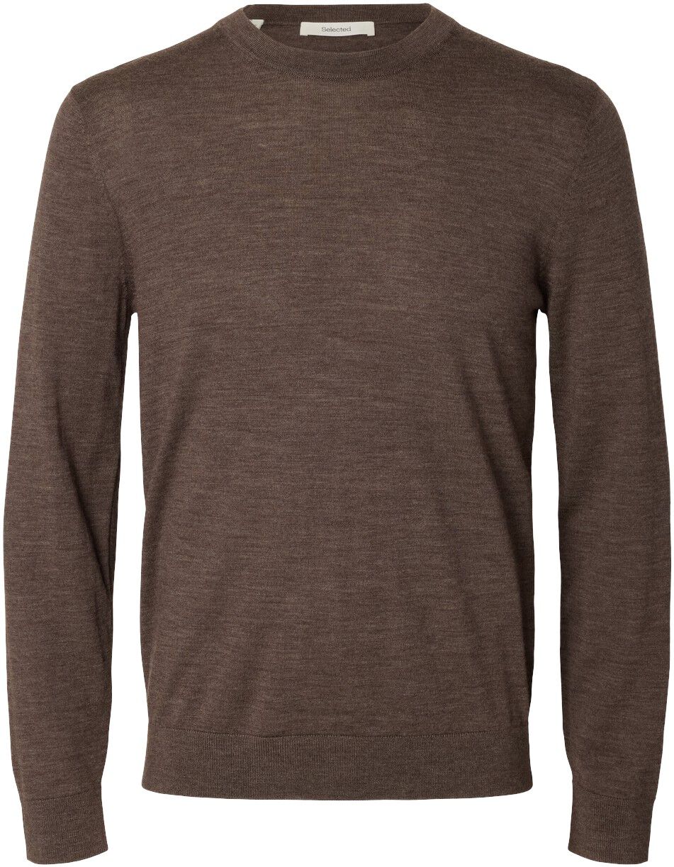 Slmtray Ls Knit Reg Merino Crew Noos