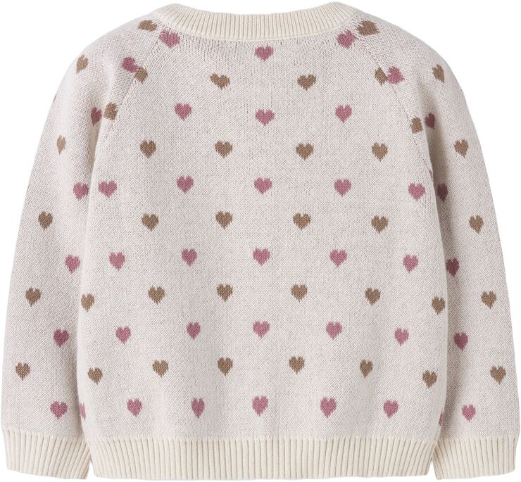 Nmfsaran Ls Knit Card Heart Lil