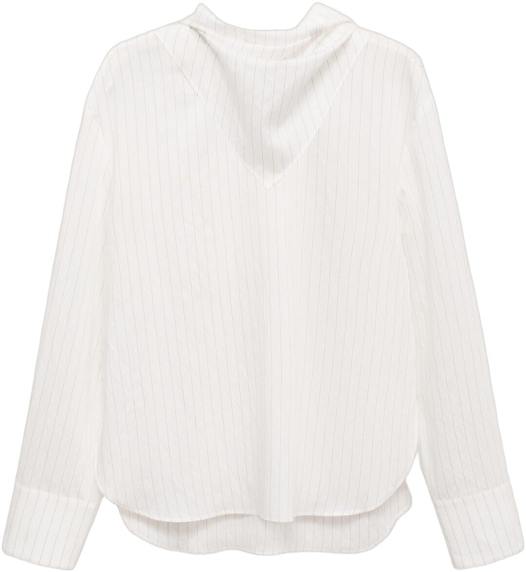 Striped handkerchief blouse