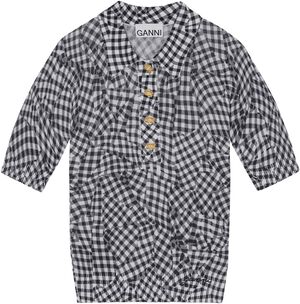 Sheer Cotton Printed Polo