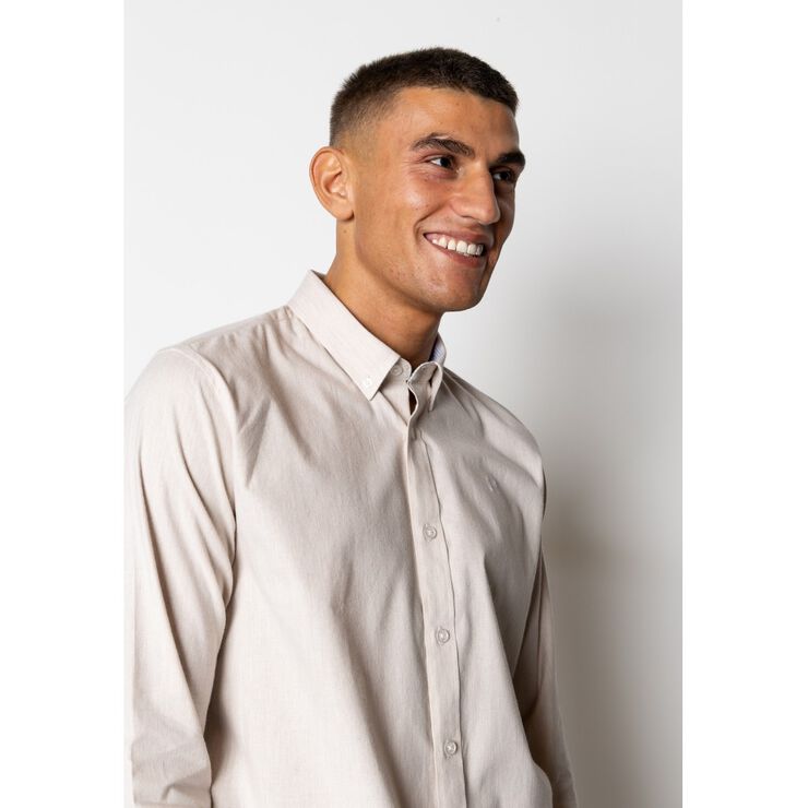 Oxford Stretch Plain L/S