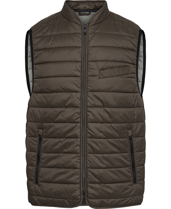 Light padded zip through vest