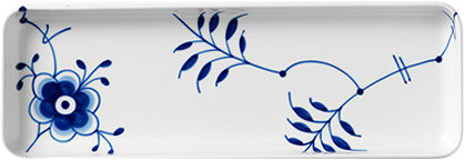 Blue Fluted Mega fat rektangul&auml;rt 36x12,5 cm