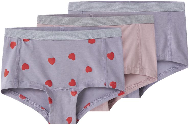 NKFHIPSTER 3P LAVENDER HEARTS NOOS