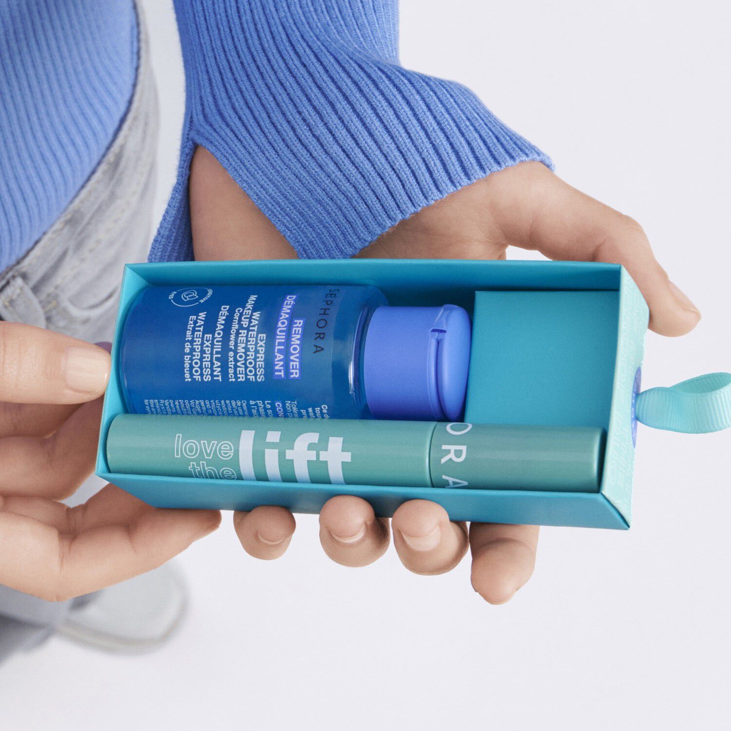 THE WATERPROOF DUO - En duo av vattenfast mascara och sminkborttagning