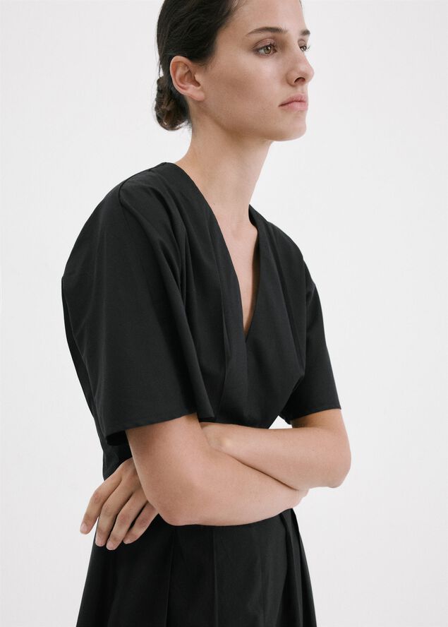 A-line lyocell dress