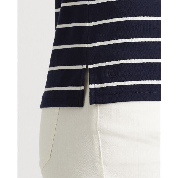 Striped Boatneck Top