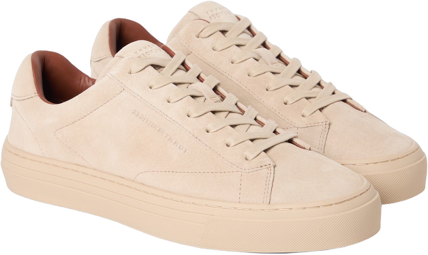 Premium Debossed Suede Trainers