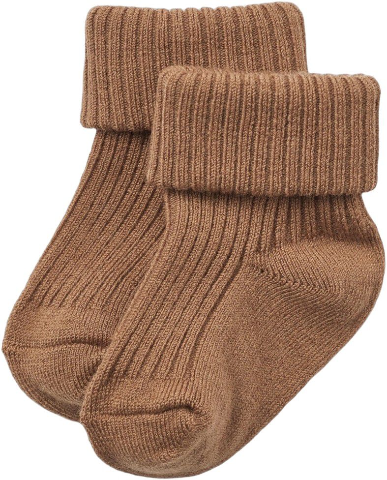 S&aelig;t Af To Uld Ribsokker Ziggy