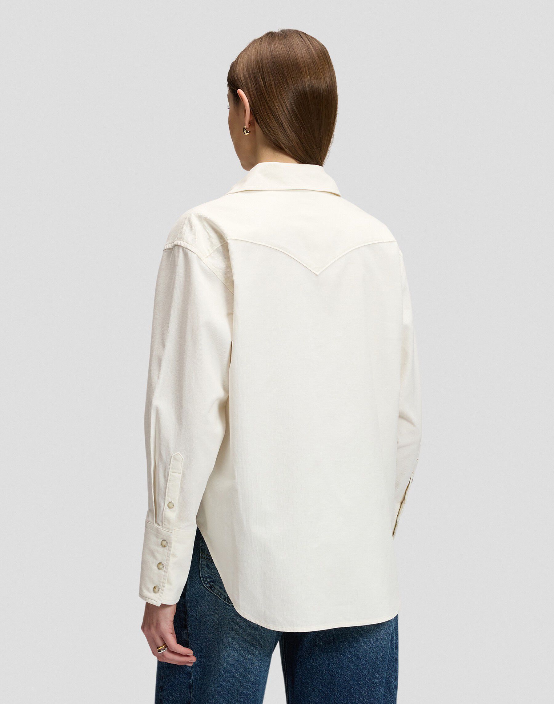 ESSENTIAL_WESTERN_SHIRT ECRU