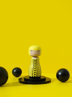 Sketch.inc. - Kokeshi | Dot - Yellow, H14,5 cm 1:1