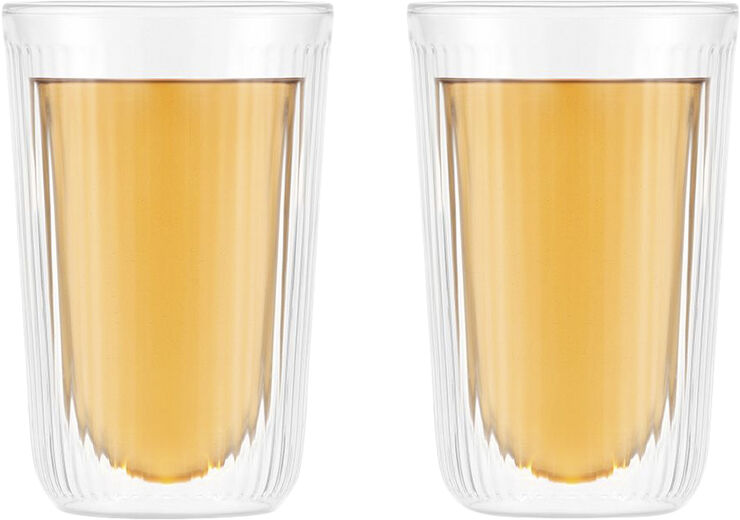 2 stk. dobbeltvægget glas 0,25 l