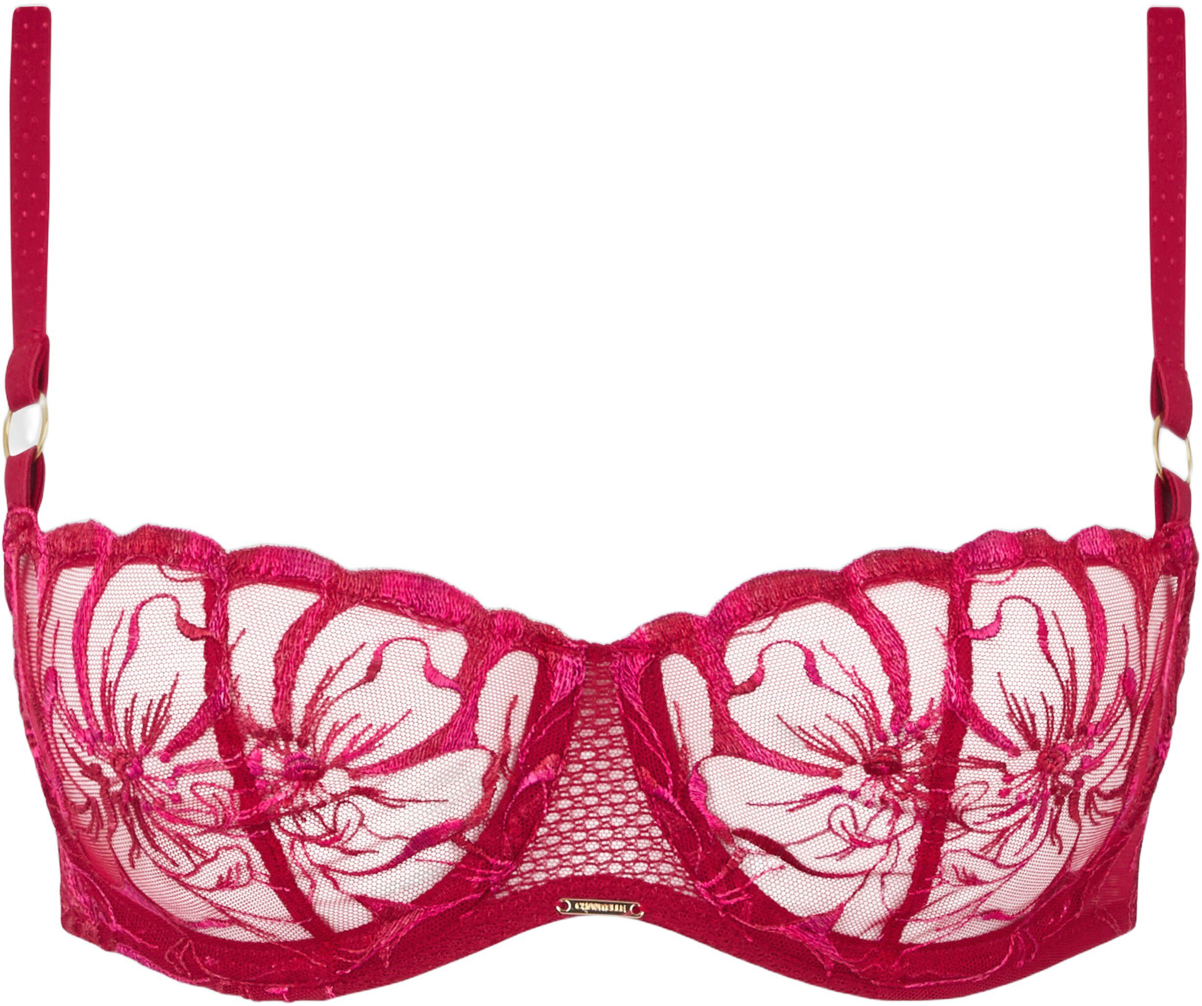 Fleurs Half-Cup Balcony Bra