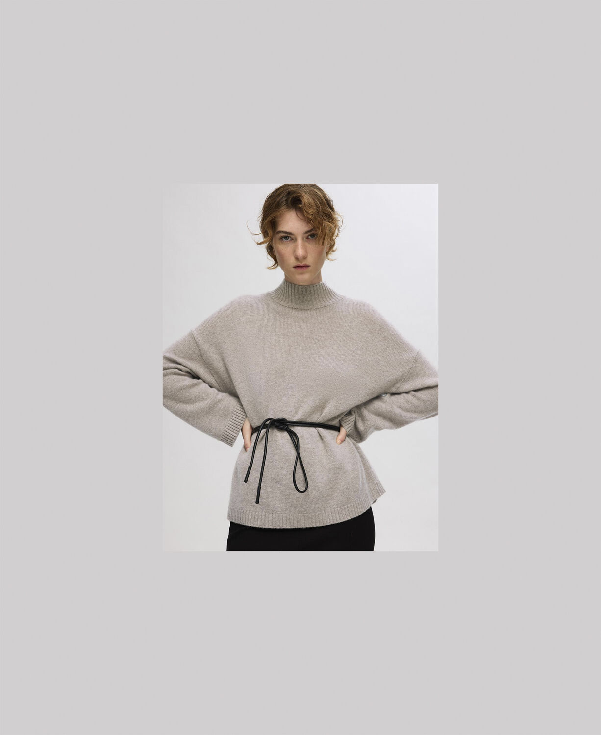 Slfcille Cashmere Blend High Neck Noos