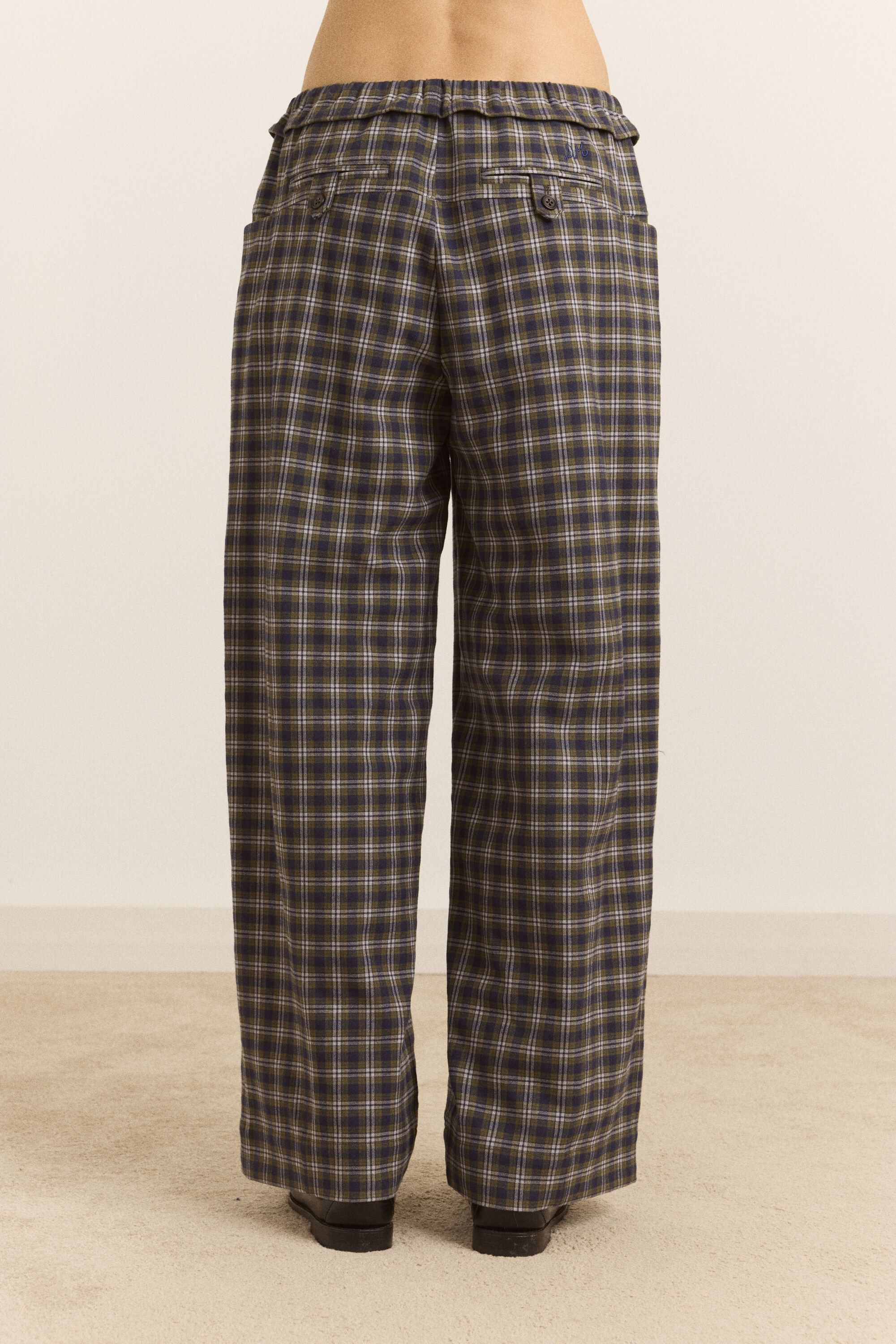 TOMASINA TROUSER - LYRA CHECK