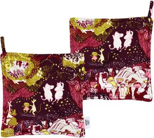 Moomin Arabia 22x22cm grydelapsæt Festlige Øjeblikke