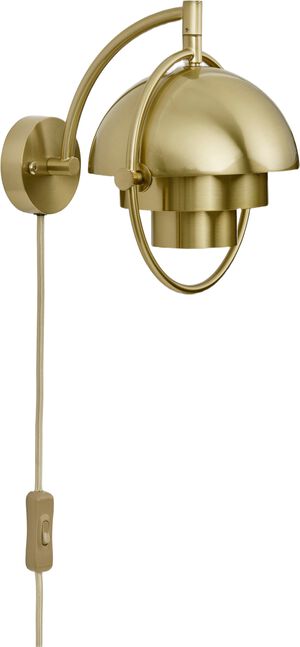 Multi-Lite Wall Lamp, EU (Base: Brass, Shade: Brass Shiny)