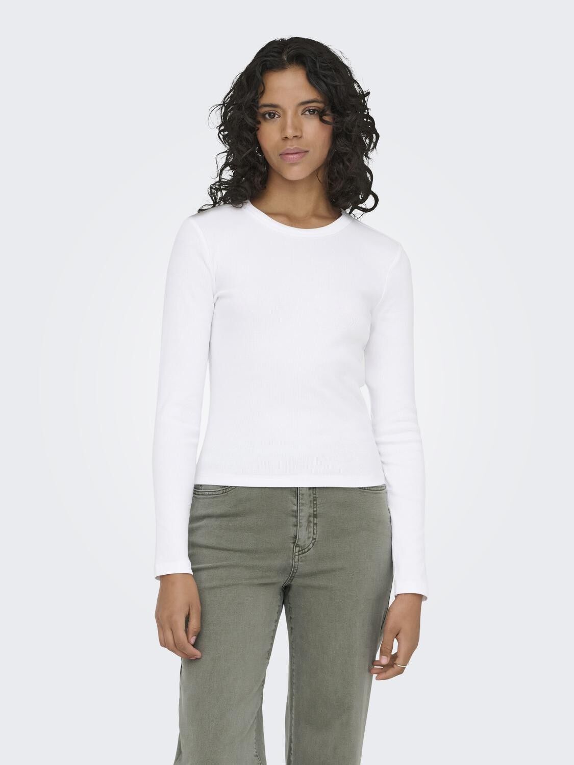 Onlval L/S O-Neck Top Jrs