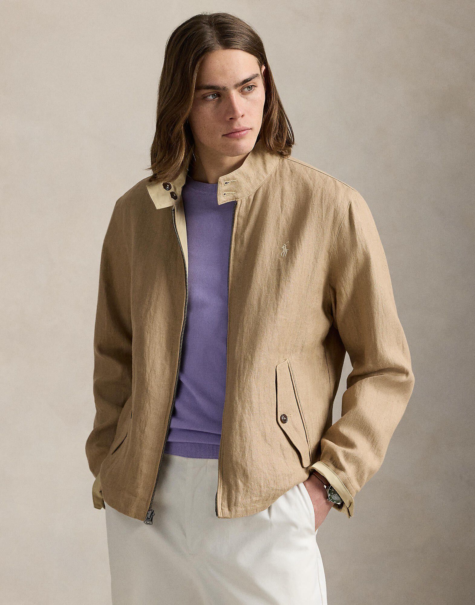 Reversable Linen Field Jacket