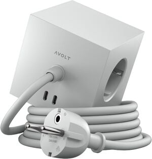 Square 1 - USB-C - 3m F EU - Gotland Grey