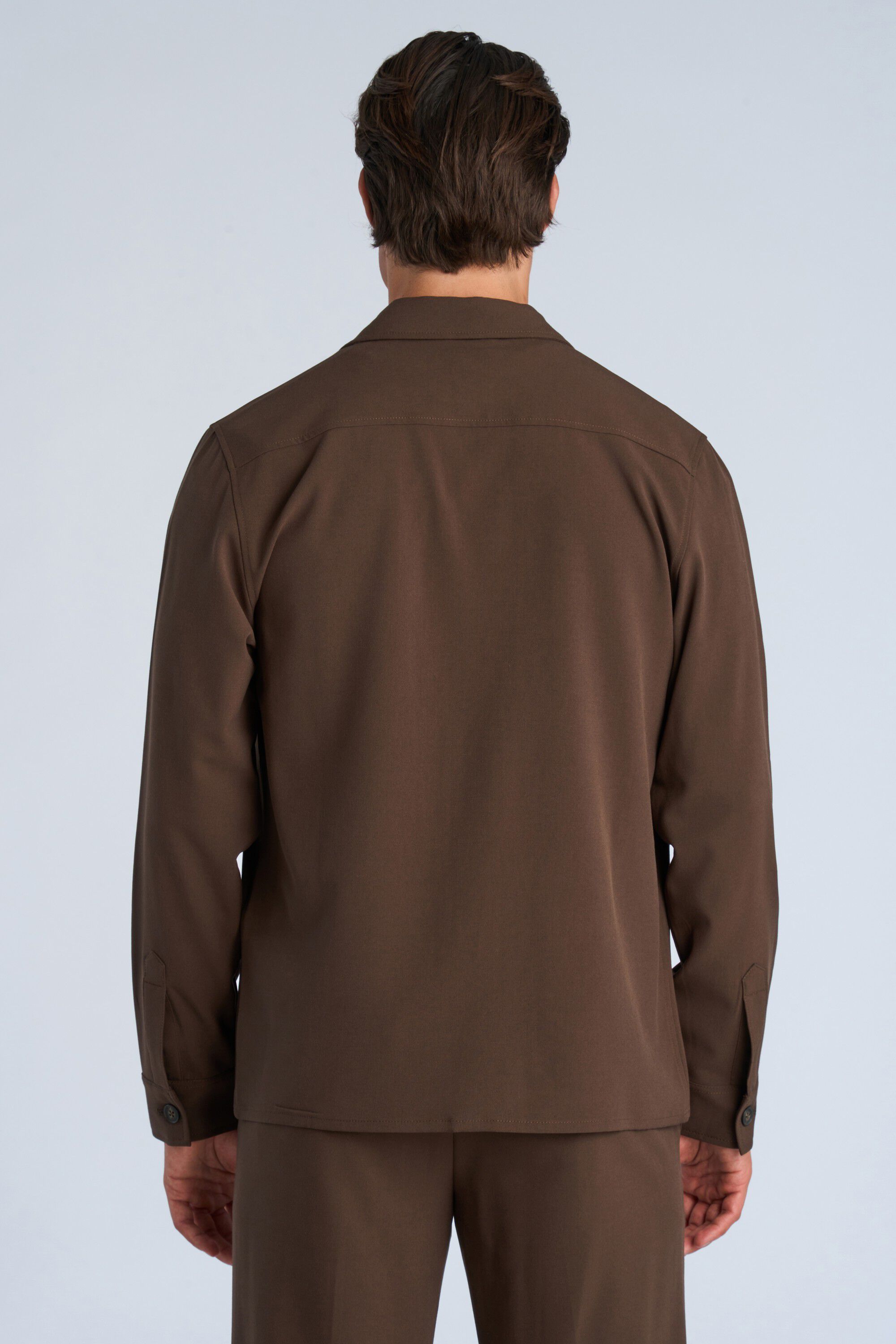 Relaxed formal overshirt