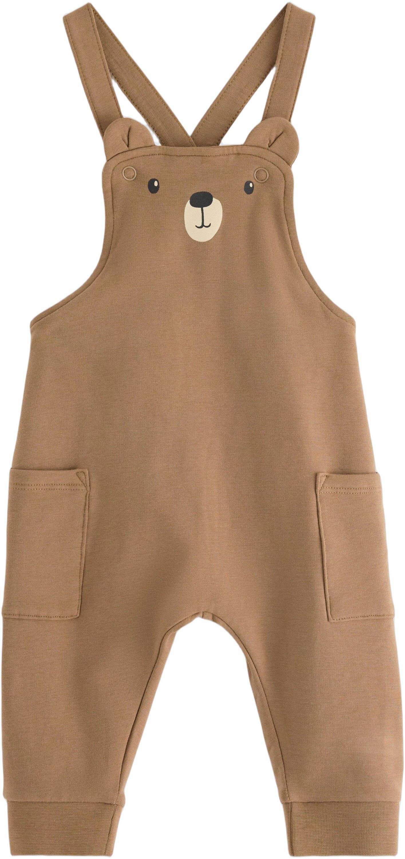 Comfy dungarees in cotton jersey wi