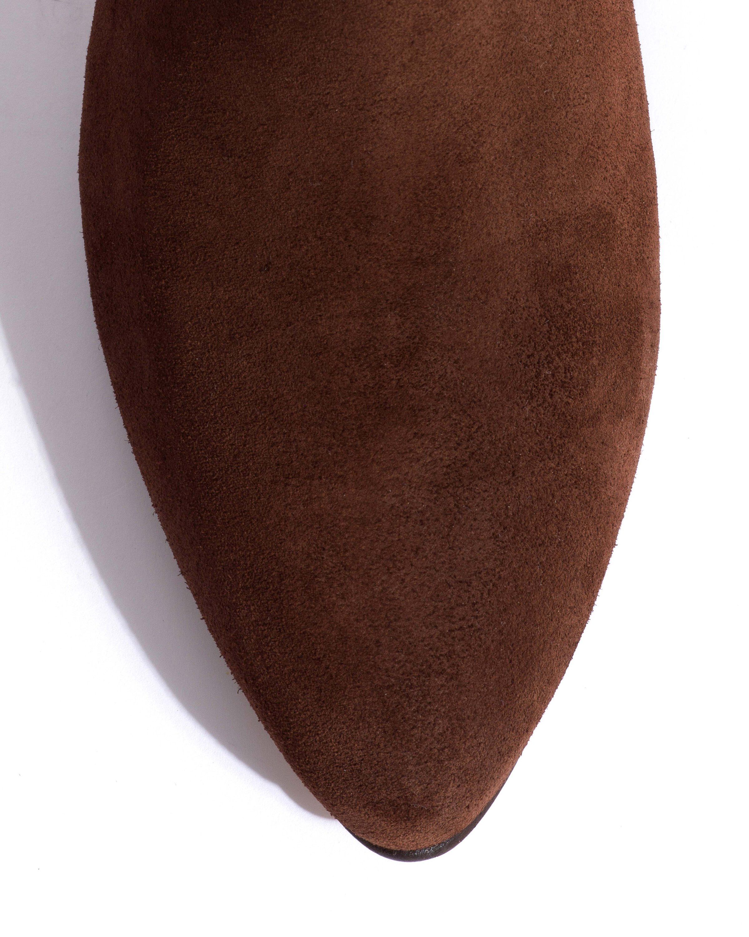 Vully 50 stiletto Calf suede, Vully 50 stiletto, Chocolate,