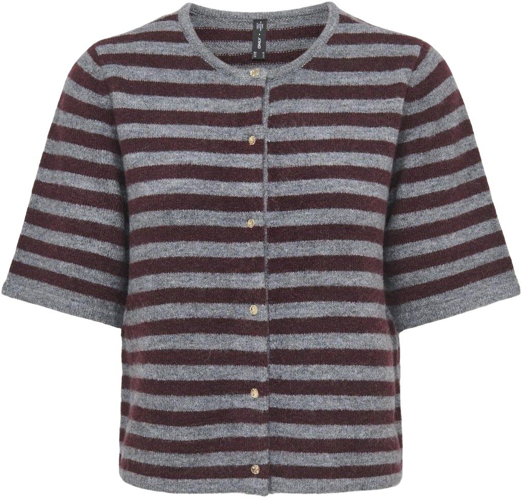 Onlsia 2/4 O-Neck Button Cardi Ex Knt