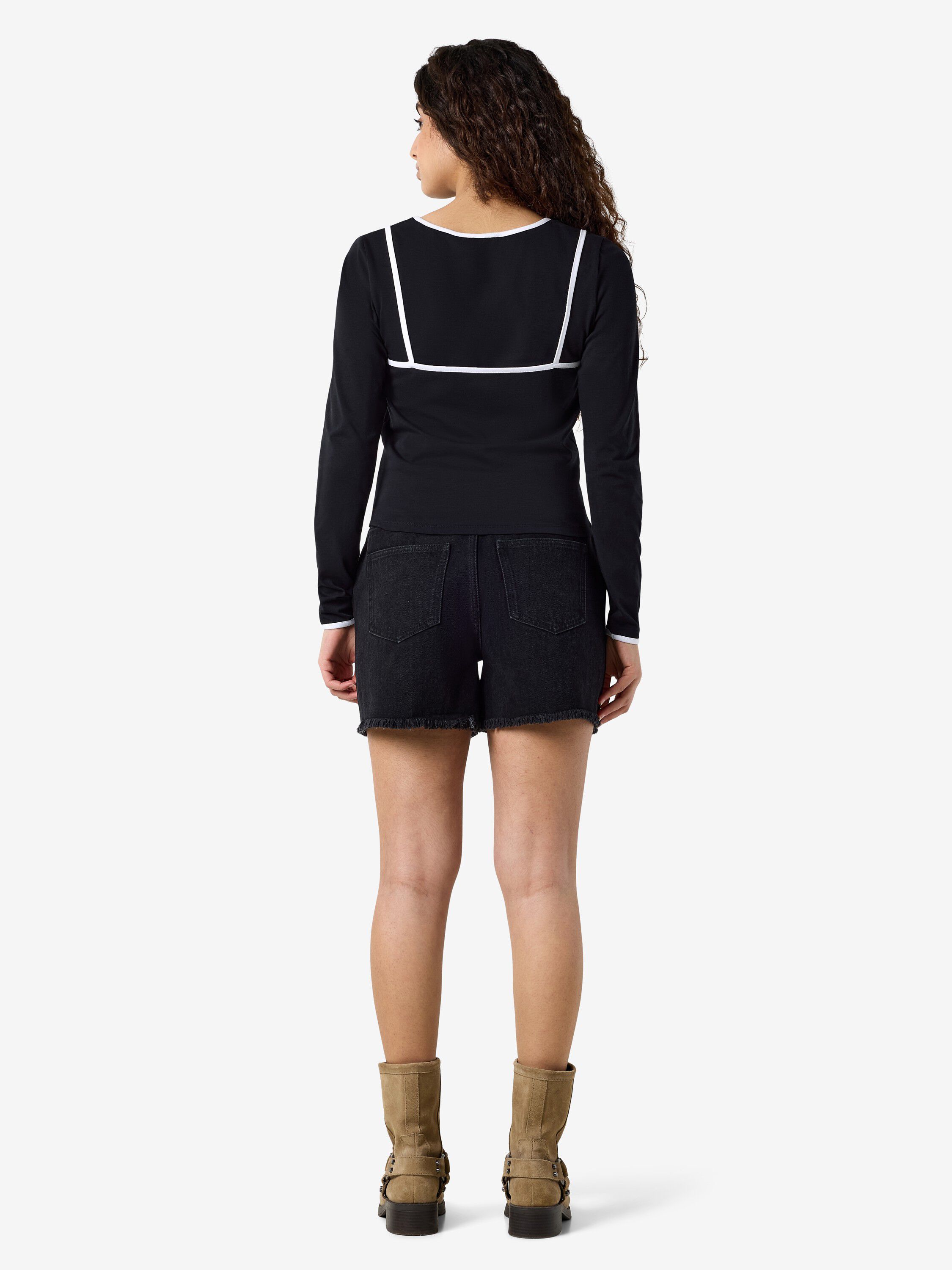 Nmkerry L/S Double Layer Top Tnt/14
