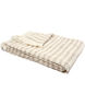 Stripe throw beige