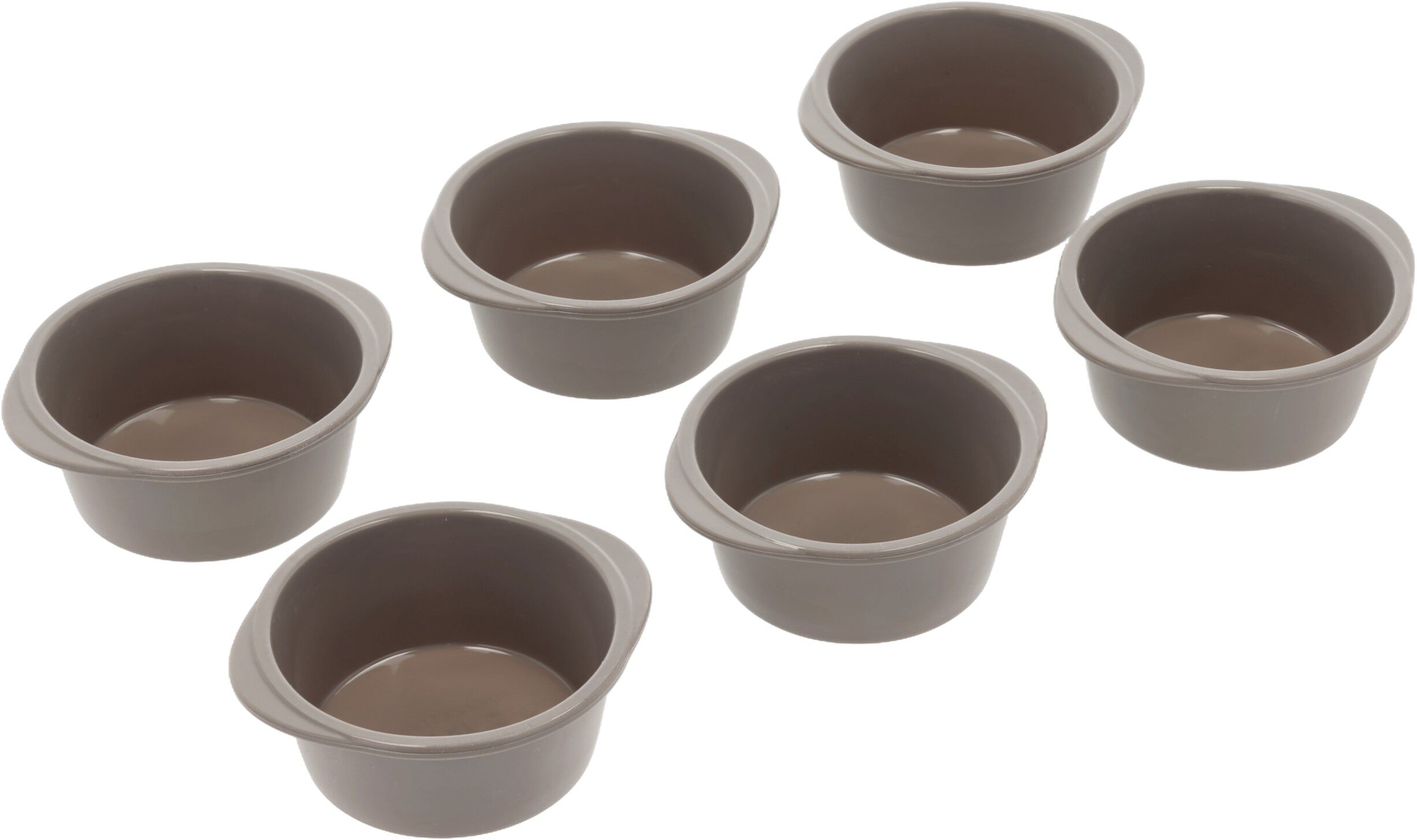 Muffins-/snurrform 6 st Latte Silikon