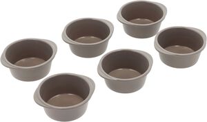 Muffins-/snurrform 6 st Latte Silikon