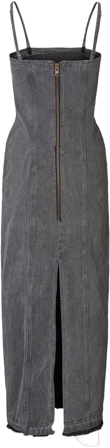 Grey denim fitted dress - Anizette