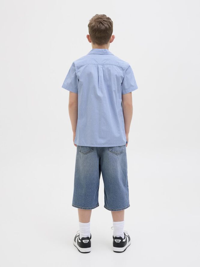 JJCODY POPLIN RESORT SHIRT SS JNR