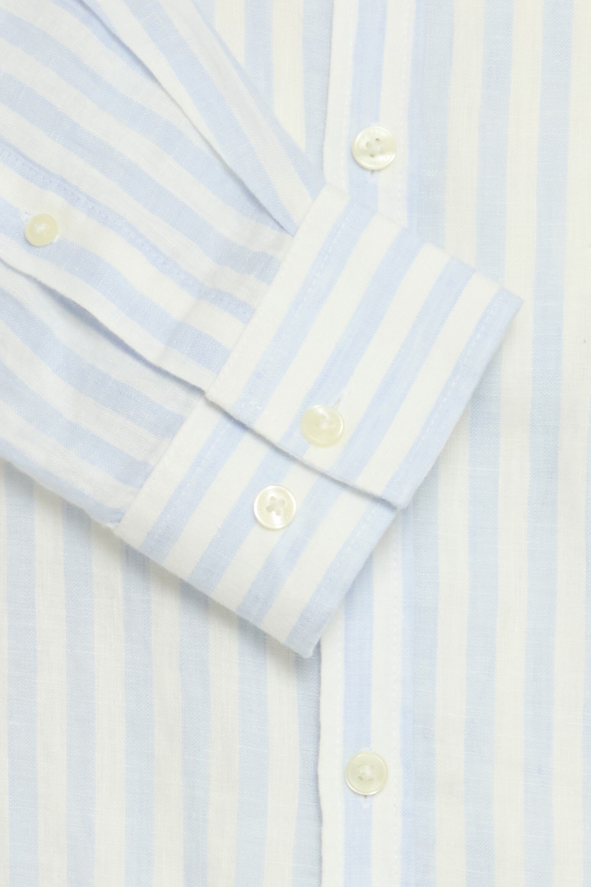 CFANTON LS CC linen striped shirt